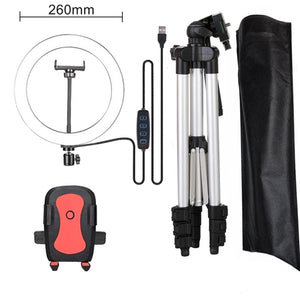 Illuminate Your Life with the Aluminum Alloy Tripod Ring Light