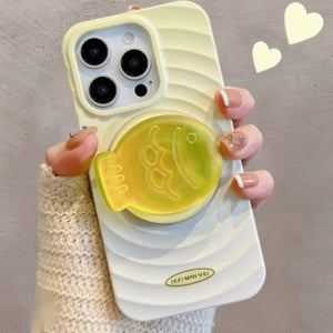 Elevate Your Phone Style with Our Personalized Gradient Ripple Circle Case