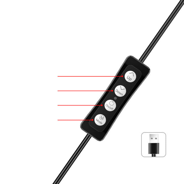 Illuminate Your Creativity with the Apple Compatible 10-Inch Beauty Lamp Mobile Tripod Stand