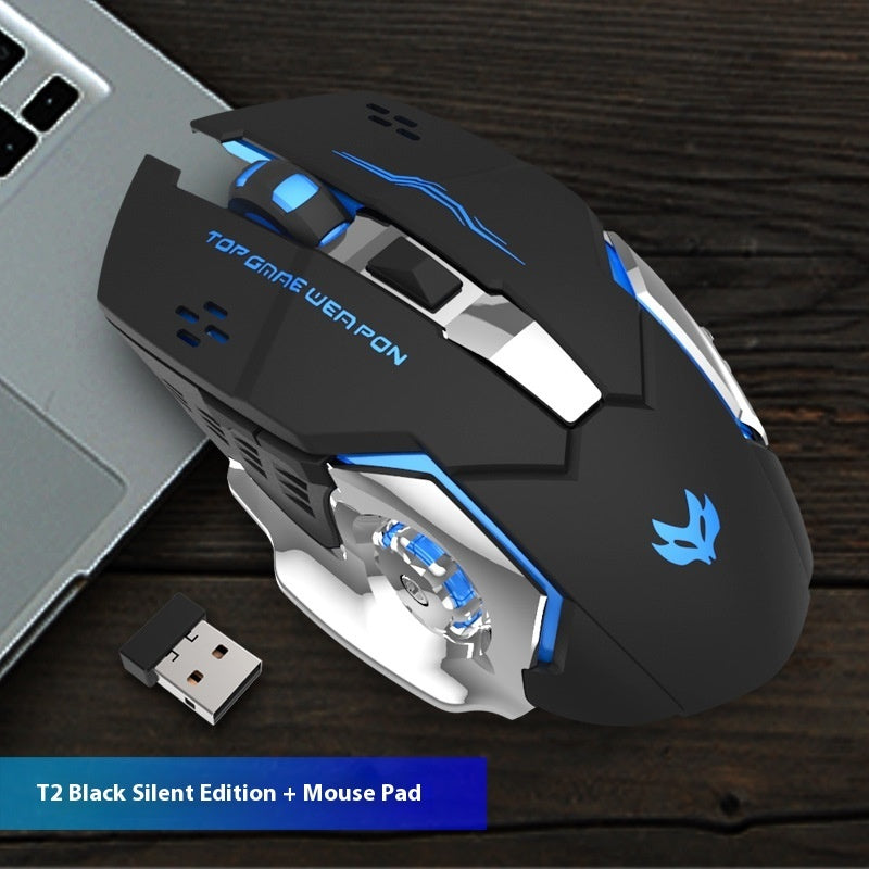 Wireless Charging Silent Luminous Mechanical Mouse