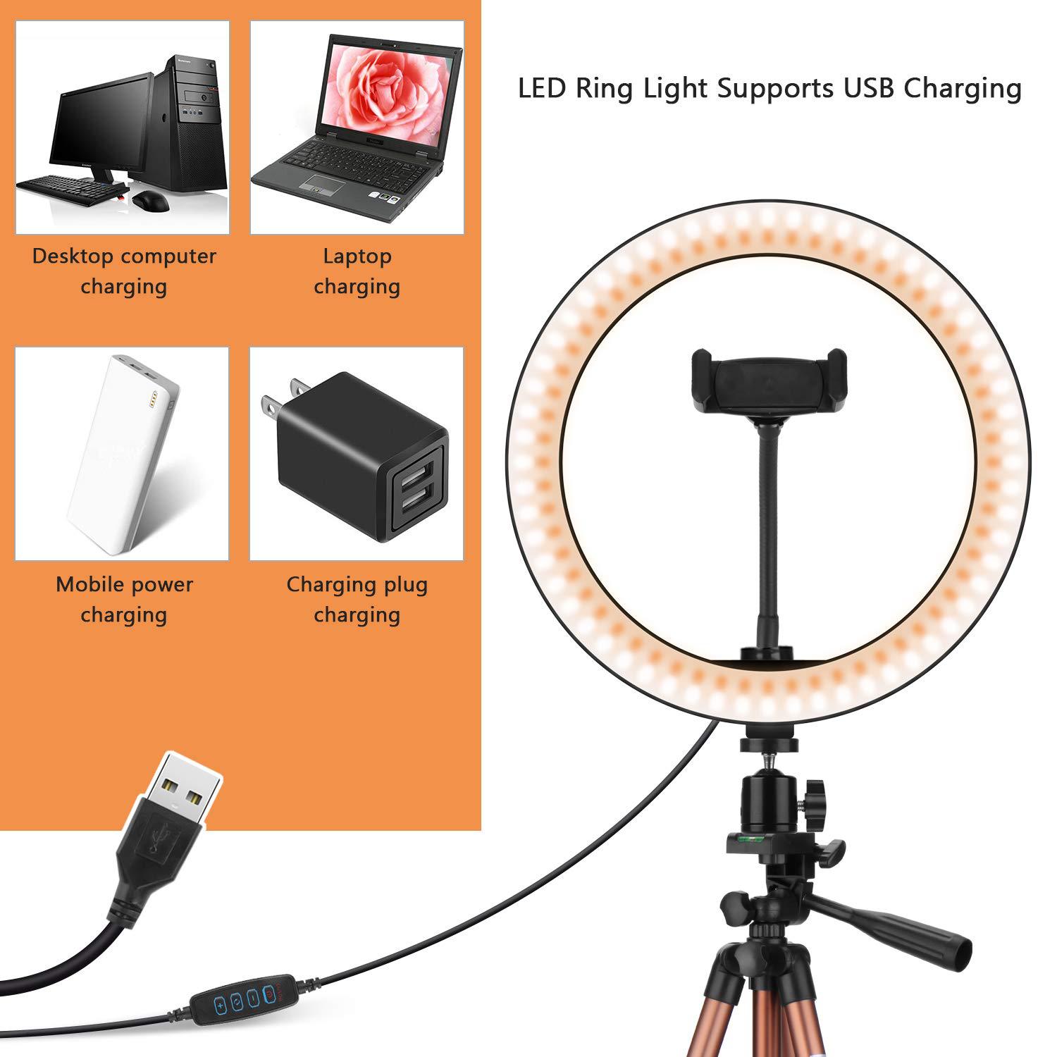 Desktop Ring Light Tripod Fill Light