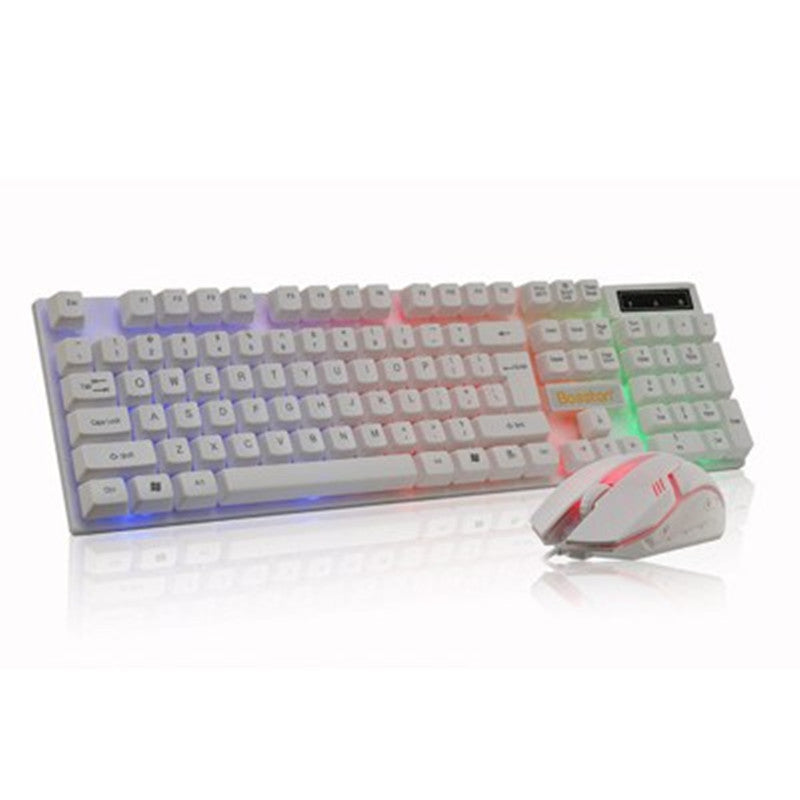 Boseton 8310 USB Wired Backlit Keyboard and Mouse Set