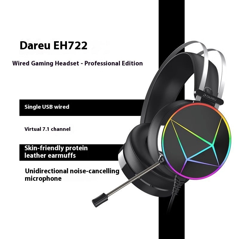 Gaming Noise Cancelling Wired Headphones ESports