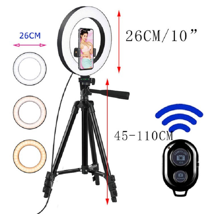 LED Selfie Ring Light Tripod Makeup Light