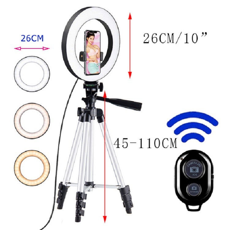 LED Selfie Ring Light Tripod Makeup Light