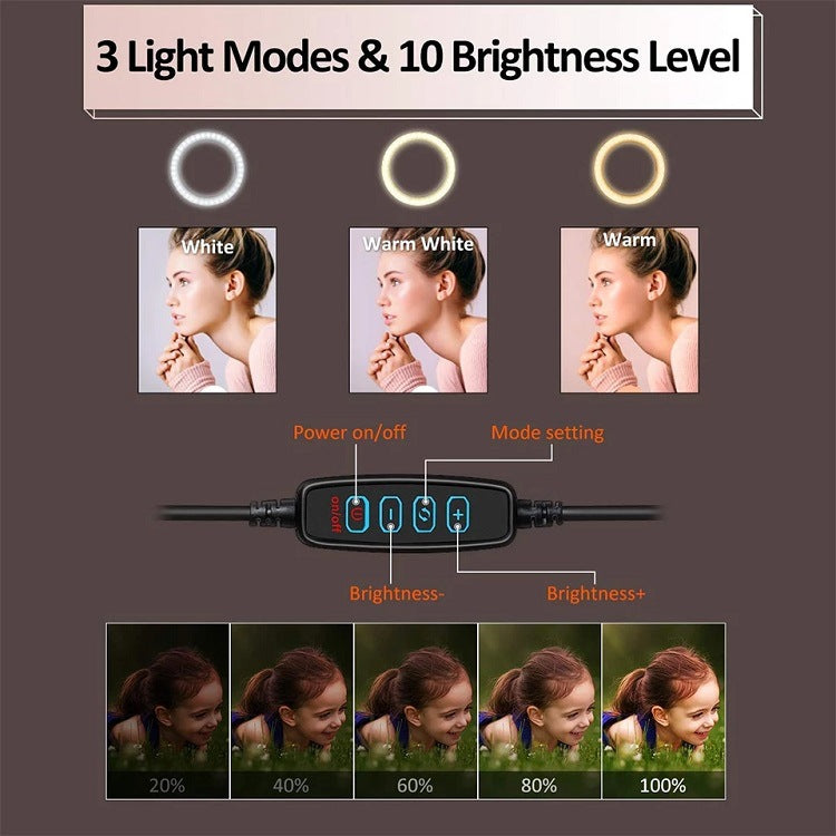 LED Selfie Ring Light Tripod Makeup Light