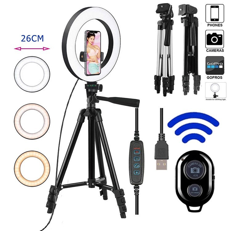 LED Selfie Ring Light Tripod Makeup Light