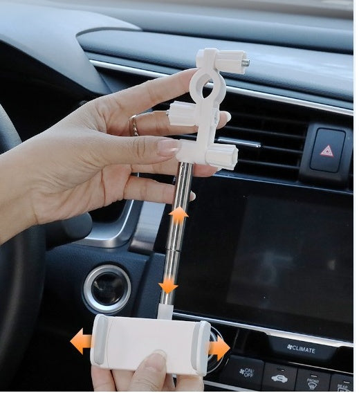 Rearview Mirror Car Phone Holder Snap-On Navigator Mount
