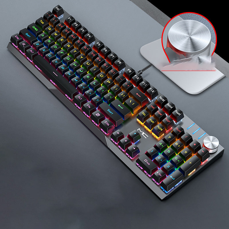 Mechanical Gaming Keyboard Wired Multi Axis Desktop Computer