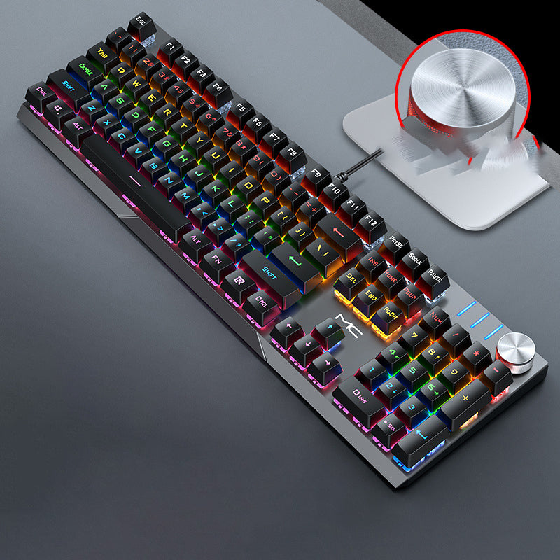 Mechanical Gaming Keyboard Wired Multi Axis Desktop Computer