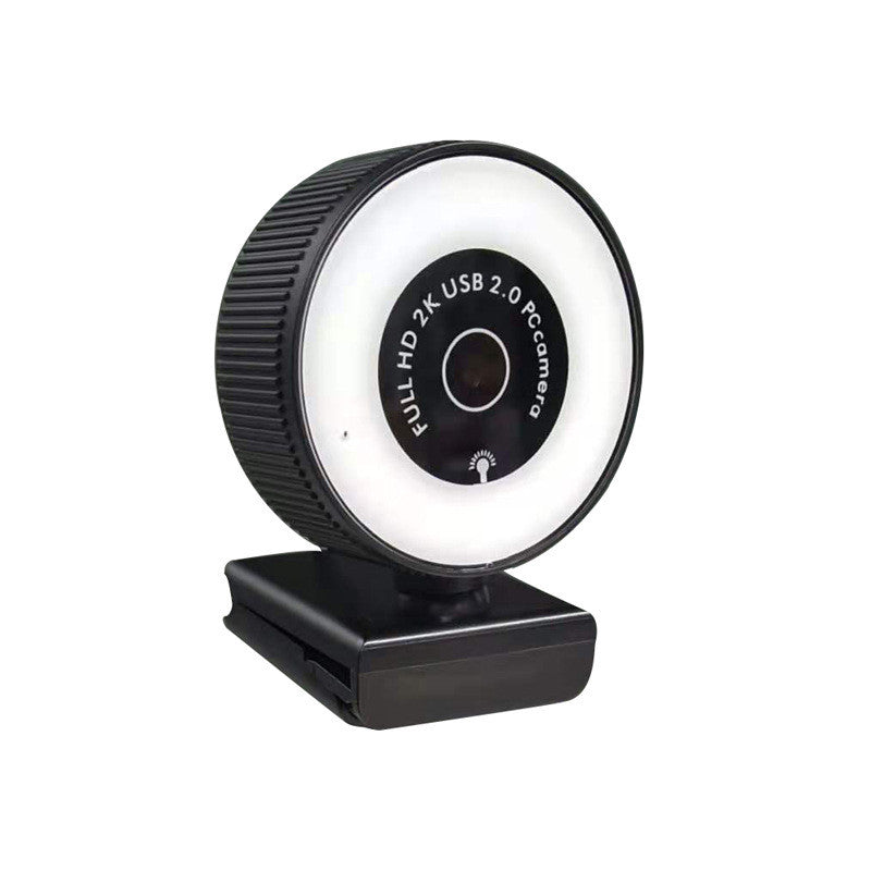1080P 2K Autofocus Streaming Webcam With Microphone Cover