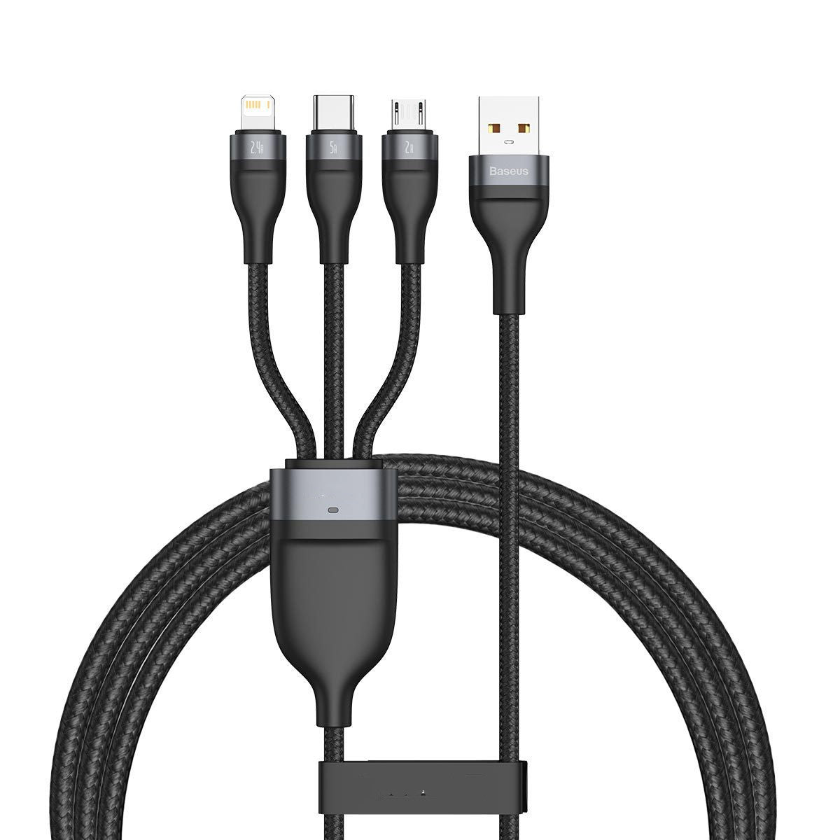 Fast Charging USB Three-Port Mobile Phone Charging Cable