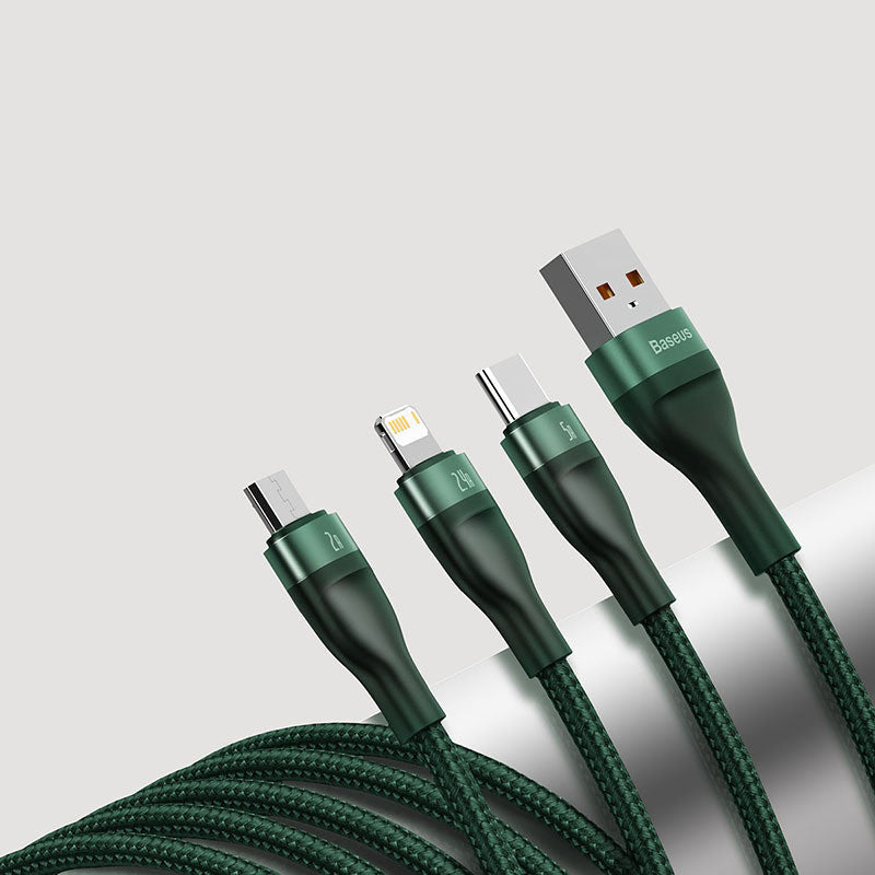 Fast Charging USB Three-Port Mobile Phone Charging Cable