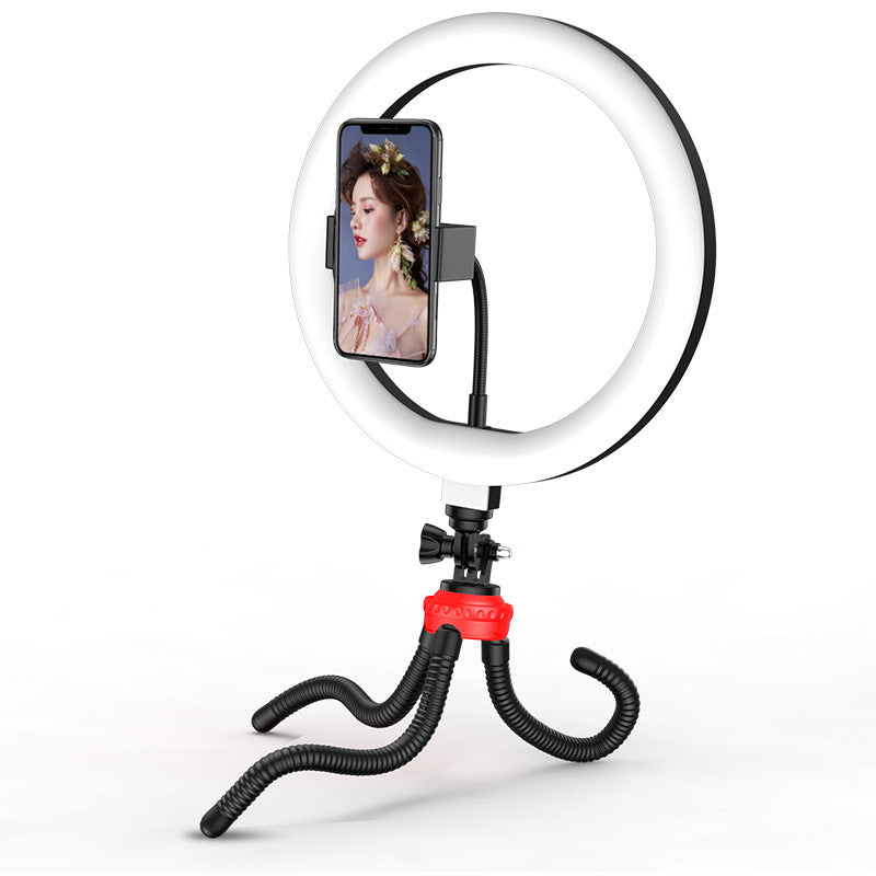 10 Inch LED Ring Light Desktop Tripod