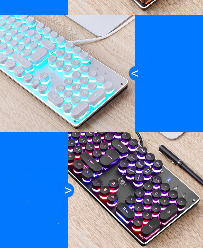 K100 Wired Mechanical Feel Keyboard