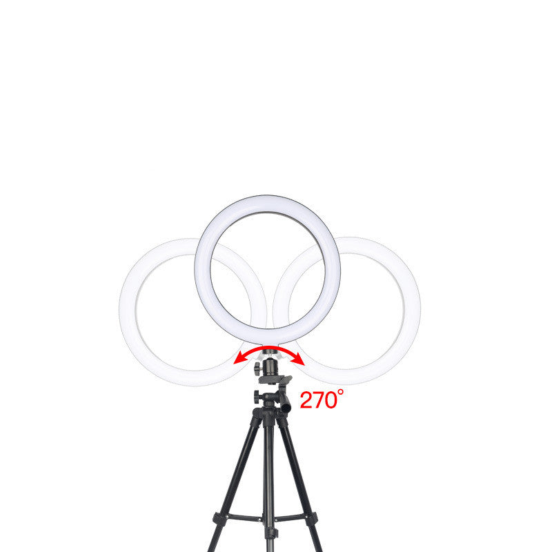 LED Ring Light Tripod With Phone Fill Light