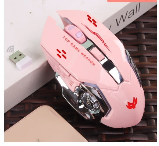 Wireless Charging Silent Luminous Mechanical Mouse