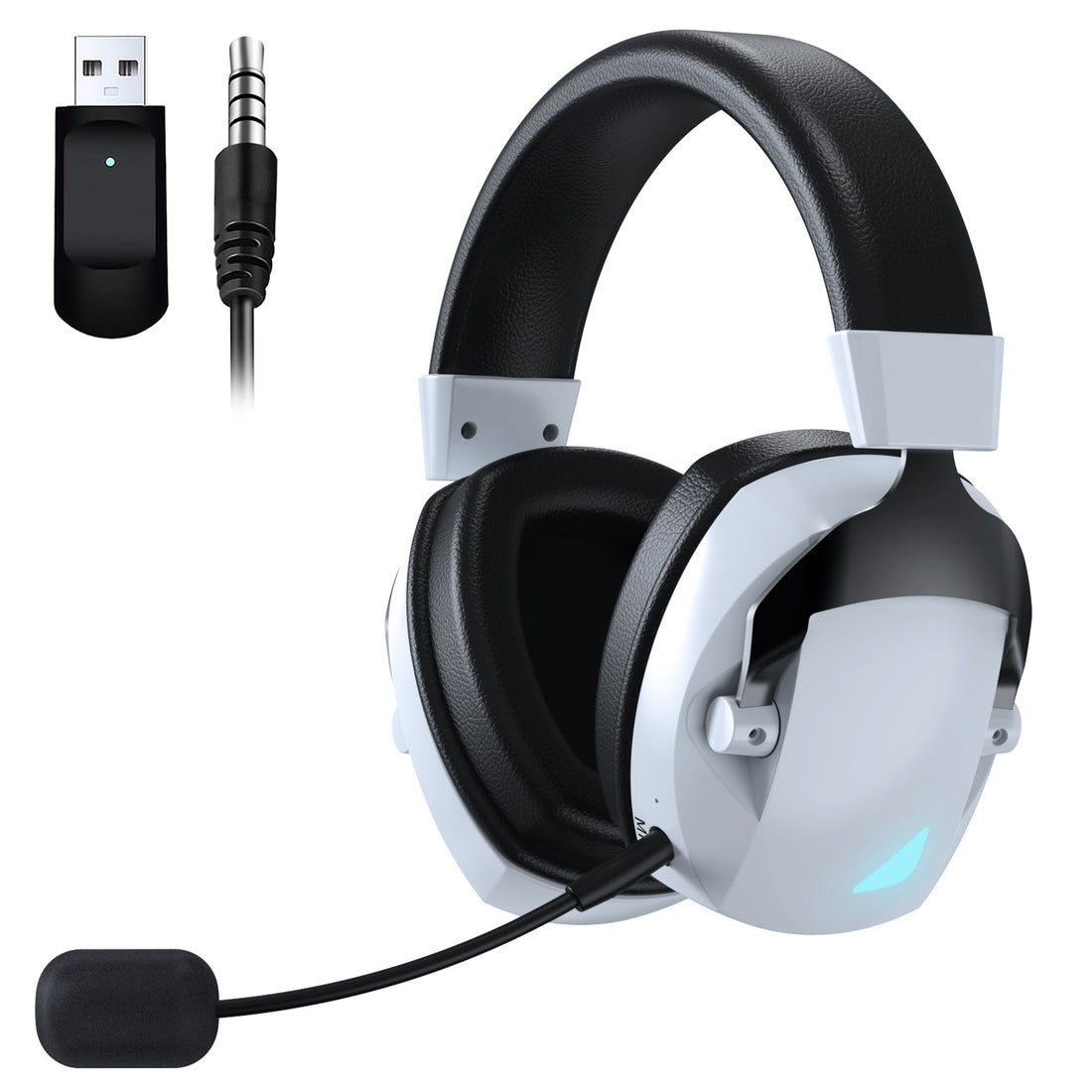 2.4G Dual-Mode Wireless Gaming Headset With Microphone For PS5 & PC