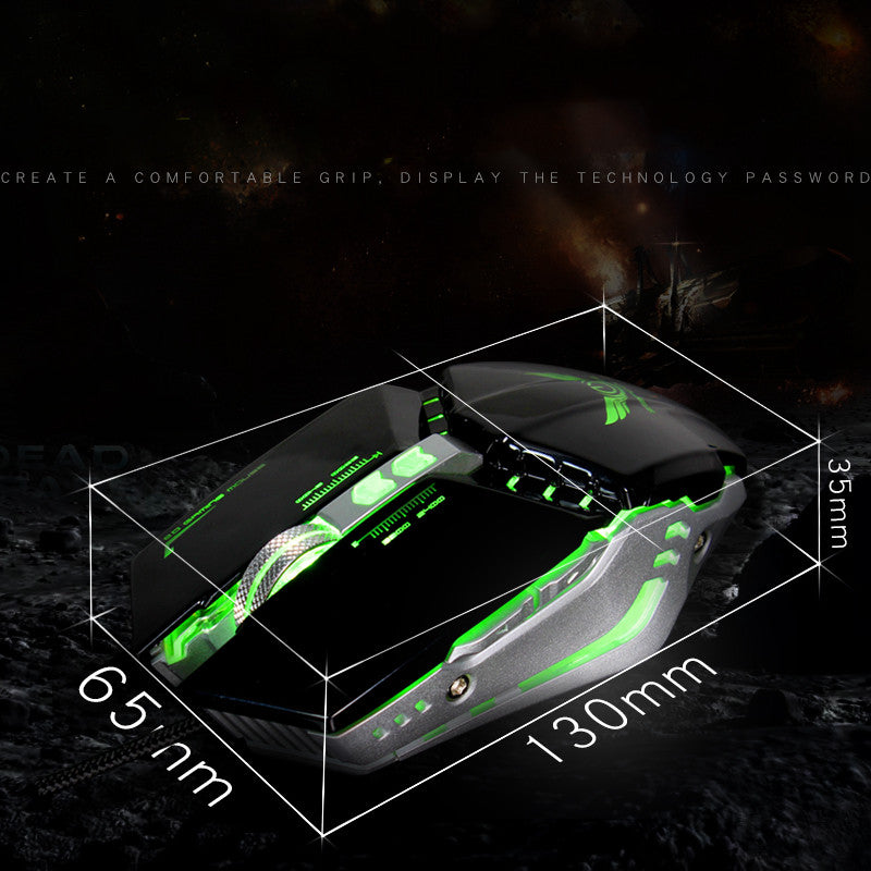 Mechanical Electric Wired Gaming Mouse For Computer Laptop Use