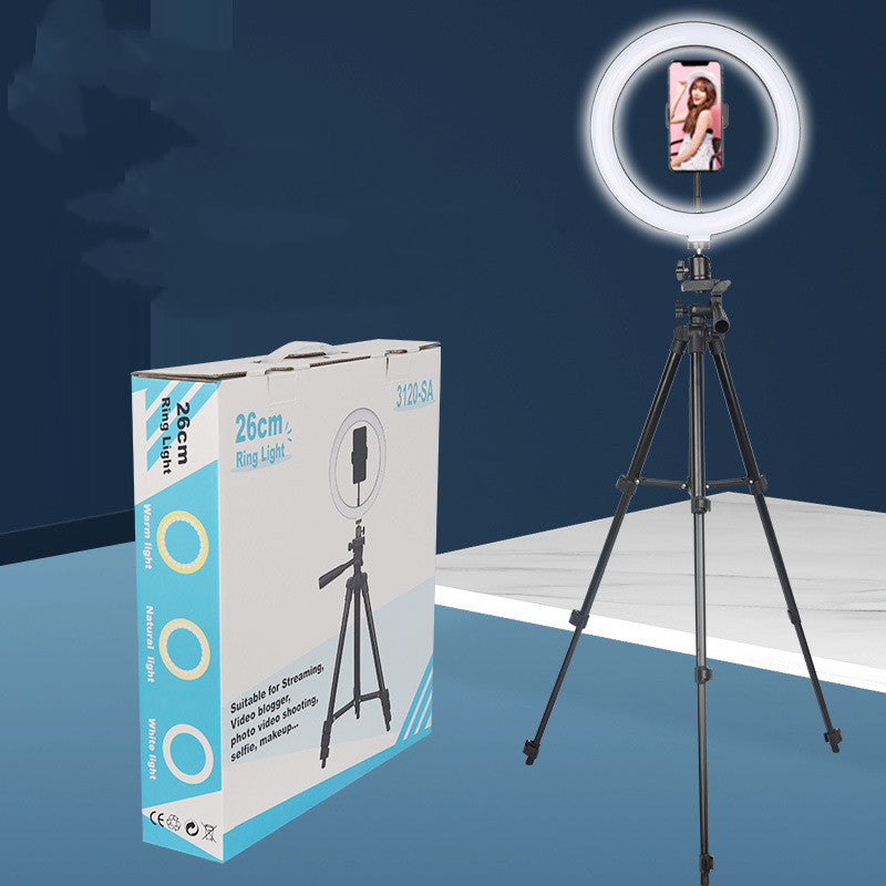 LED Ring Light Tripod With Phone Fill Light