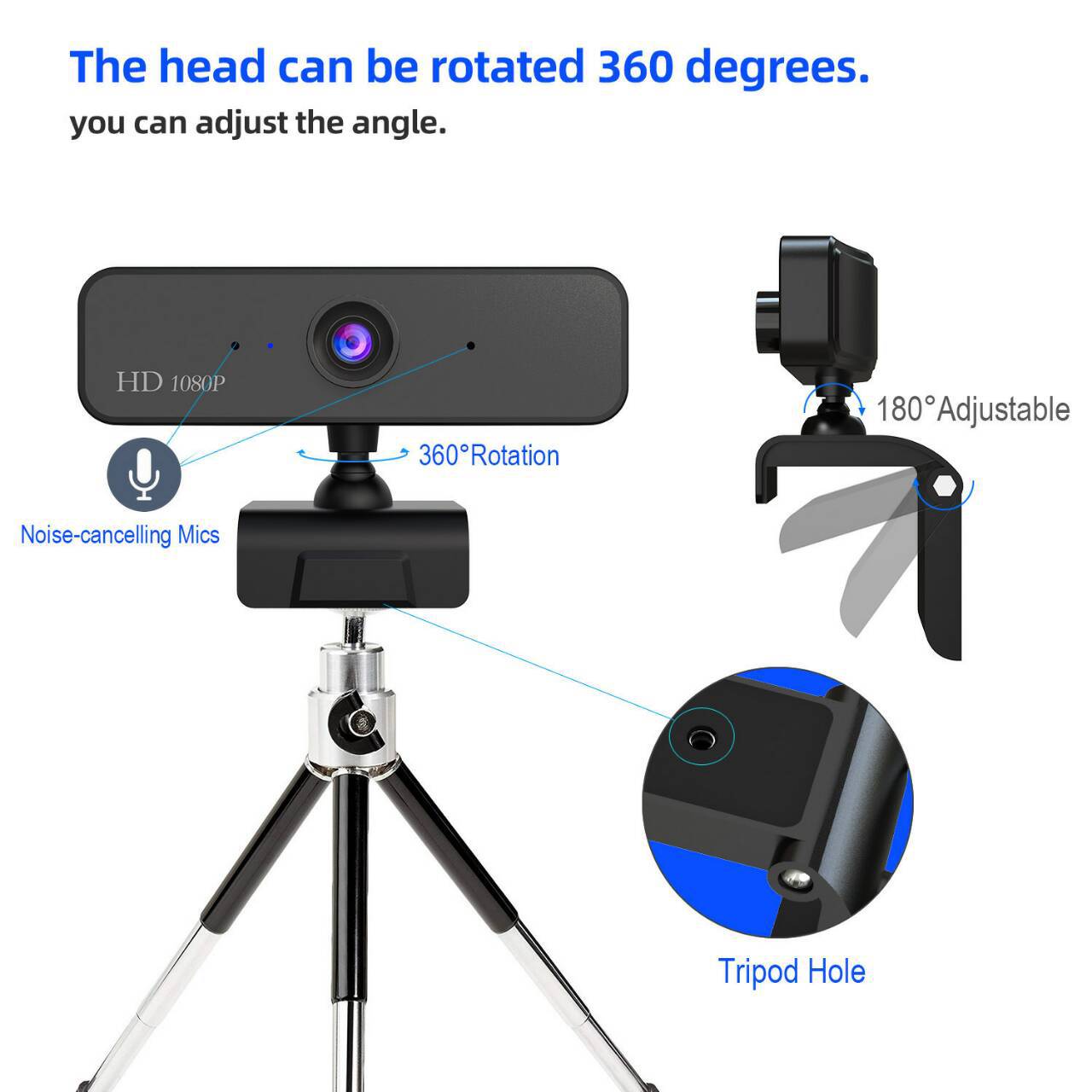 4K Auto Focus USB Live Webcam Computer Camera