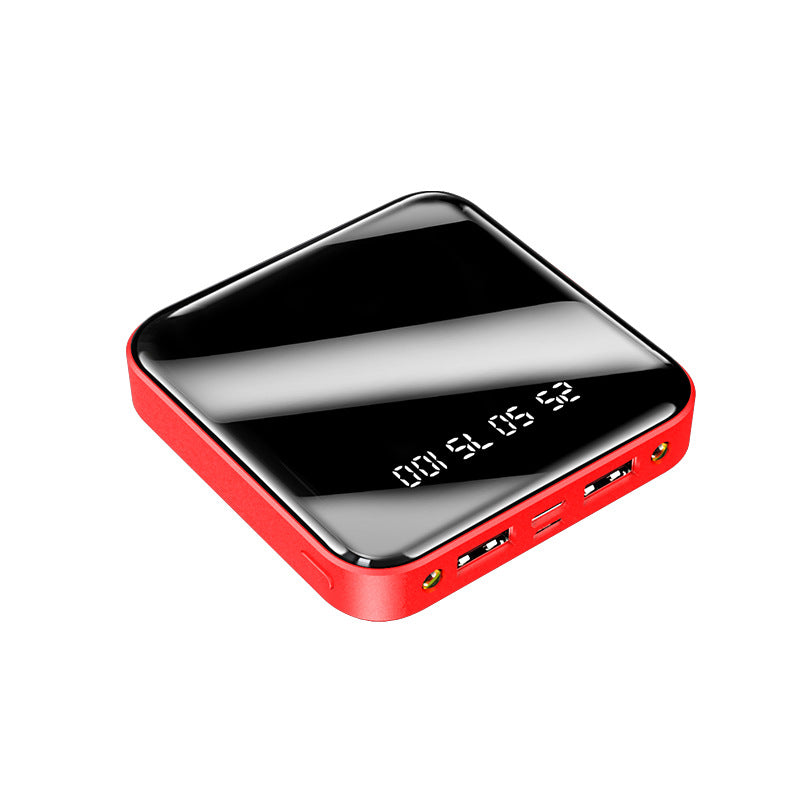 Mini 20000mAh Power Bank With Mirror Digital Display