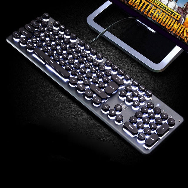 K100 Wired Mechanical Feel Keyboard