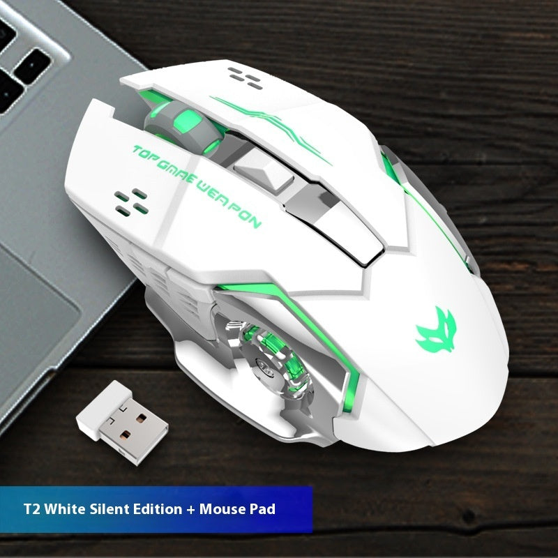Wireless Charging Silent Luminous Mechanical Mouse