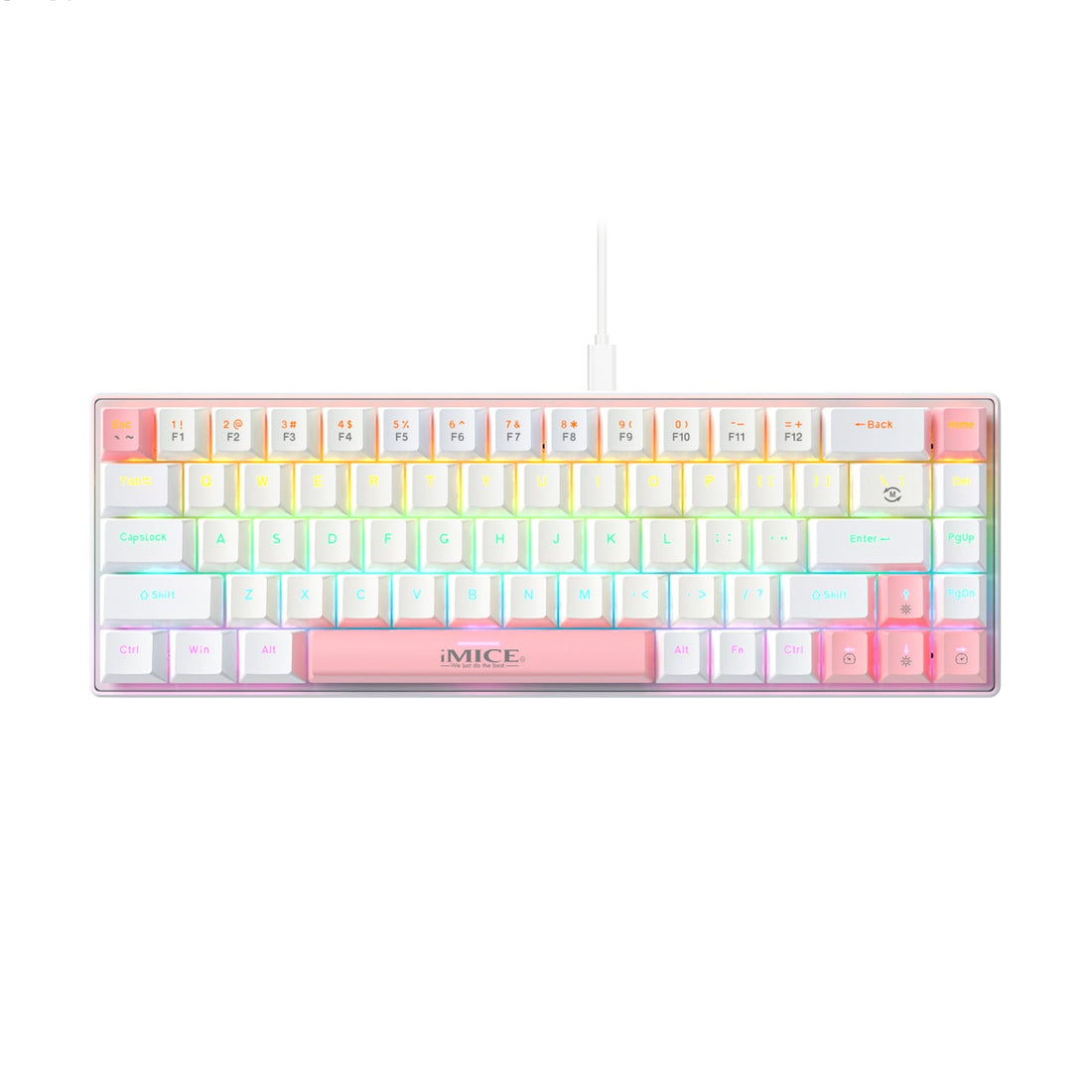 Type-C Wired Mechanical Keyboard Small English Layout