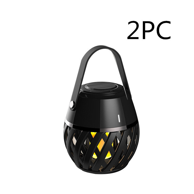 Flame Light Waterproof Portable Bluetooth Speaker Torch Style
