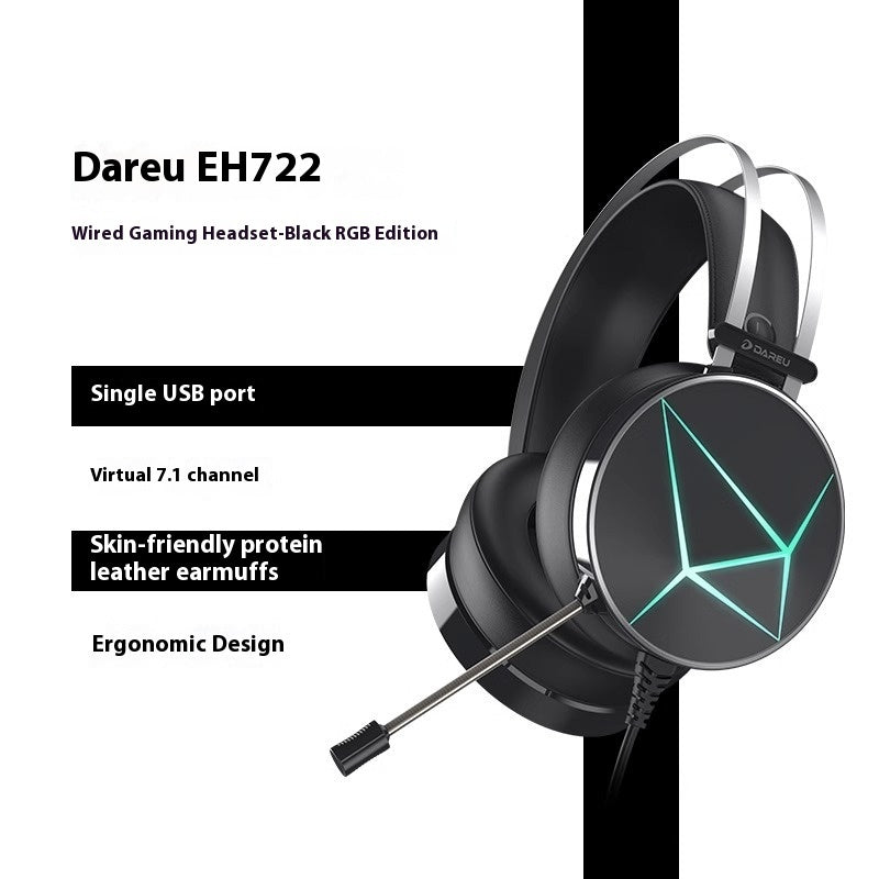 Gaming Noise Cancelling Wired Headphones ESports