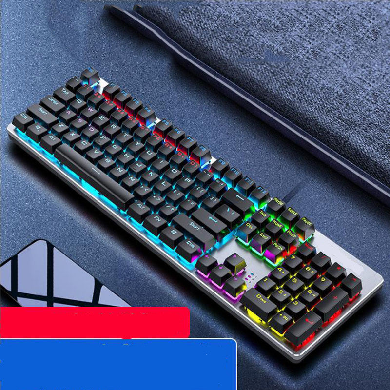 GK410 Wired Mechanical Keyboard Green Axis Desktop