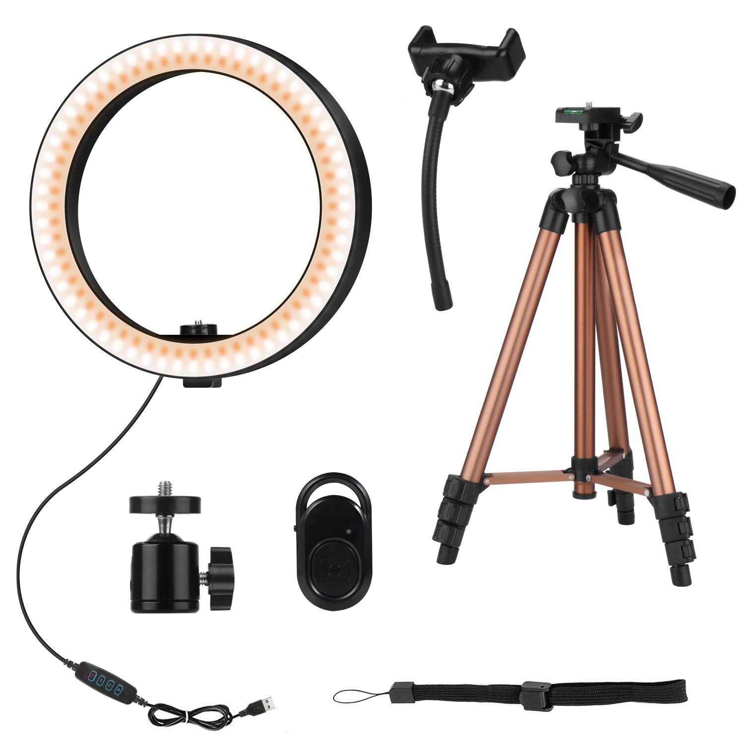 Desktop Ring Light Tripod Fill Light