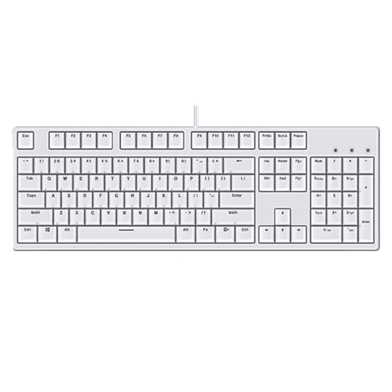 Two-Color Hot-Swap Mechanical Office Keyboard