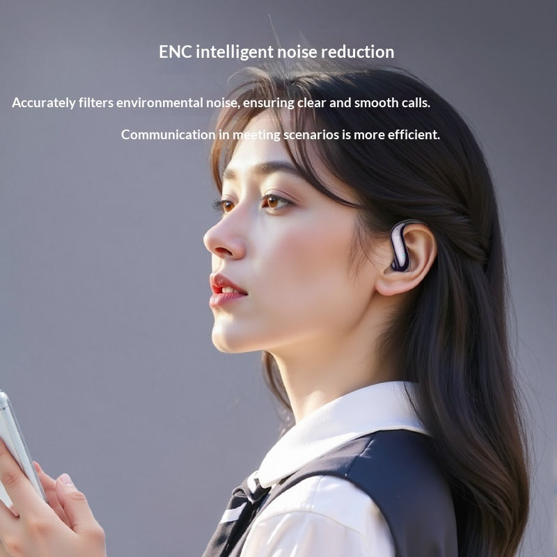 Over-Ear Noise Cancelling Wireless Bluetooth Earbuds Long Battery Life