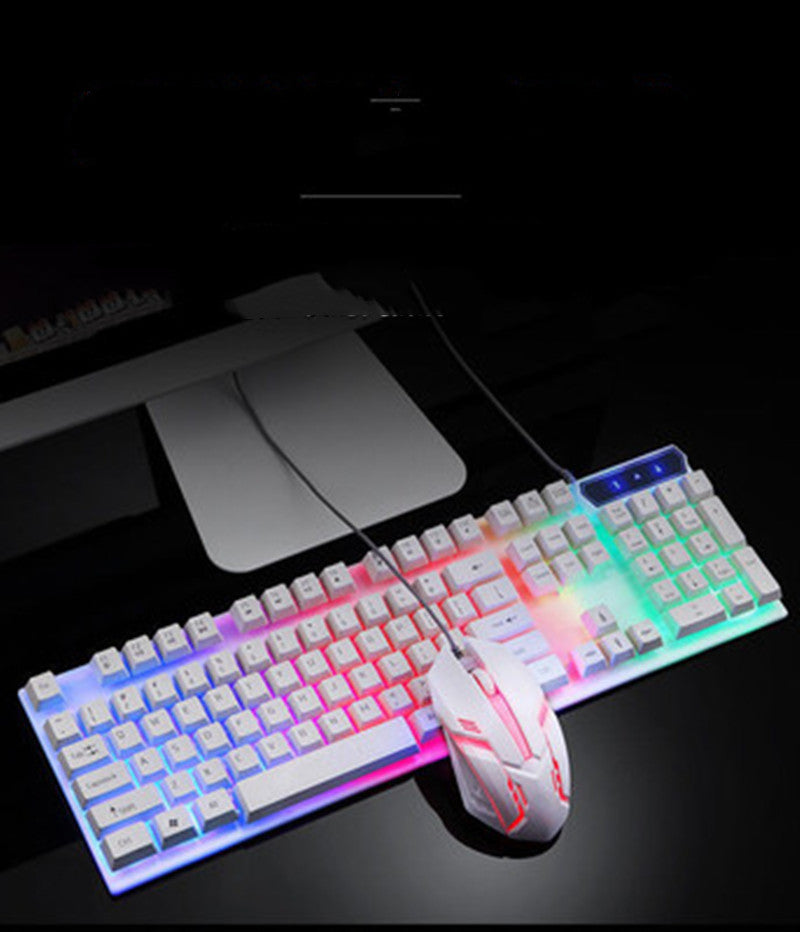 Boseton 8310 USB Wired Backlit Keyboard and Mouse Set