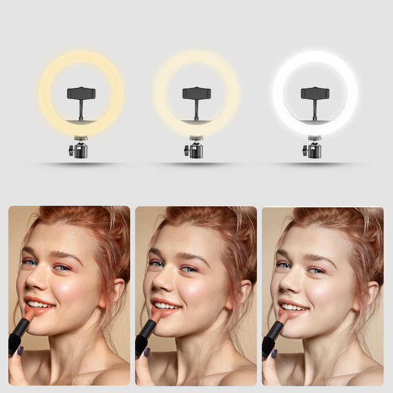 Apple Compatible 10-Inch Beauty Lamp Mobile Tripod Stand