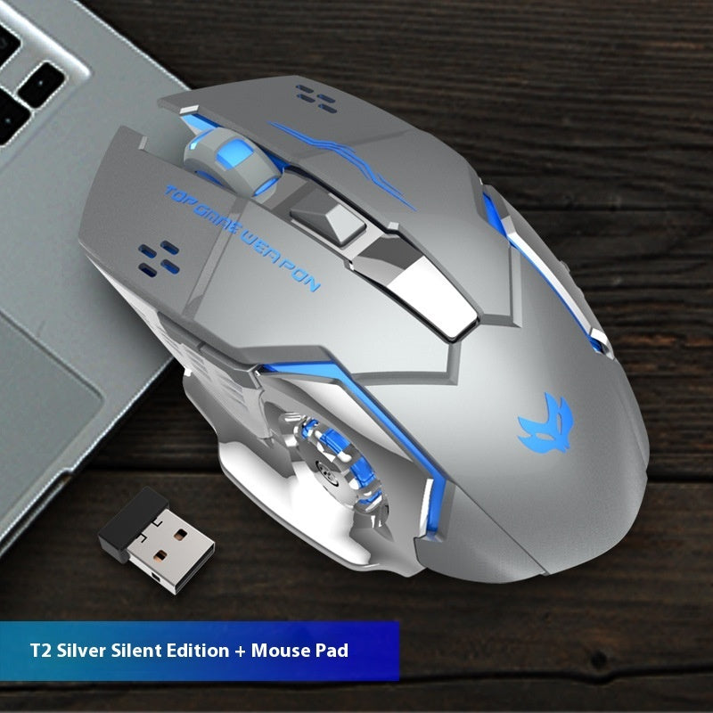 Wireless Charging Silent Luminous Mechanical Mouse