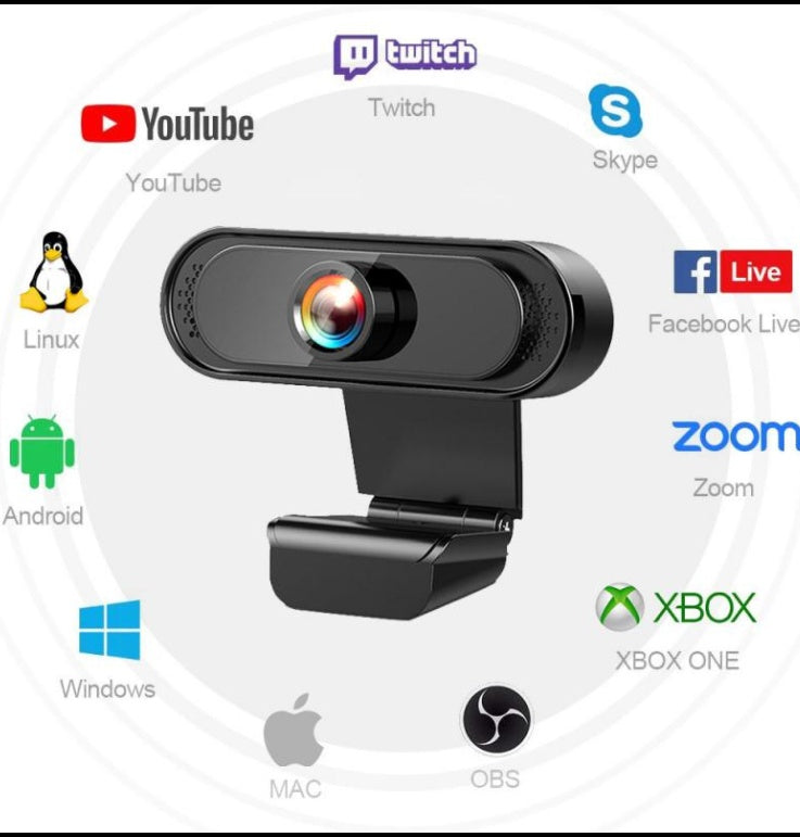 1080P 2K HD USB Webcam For Video Conference