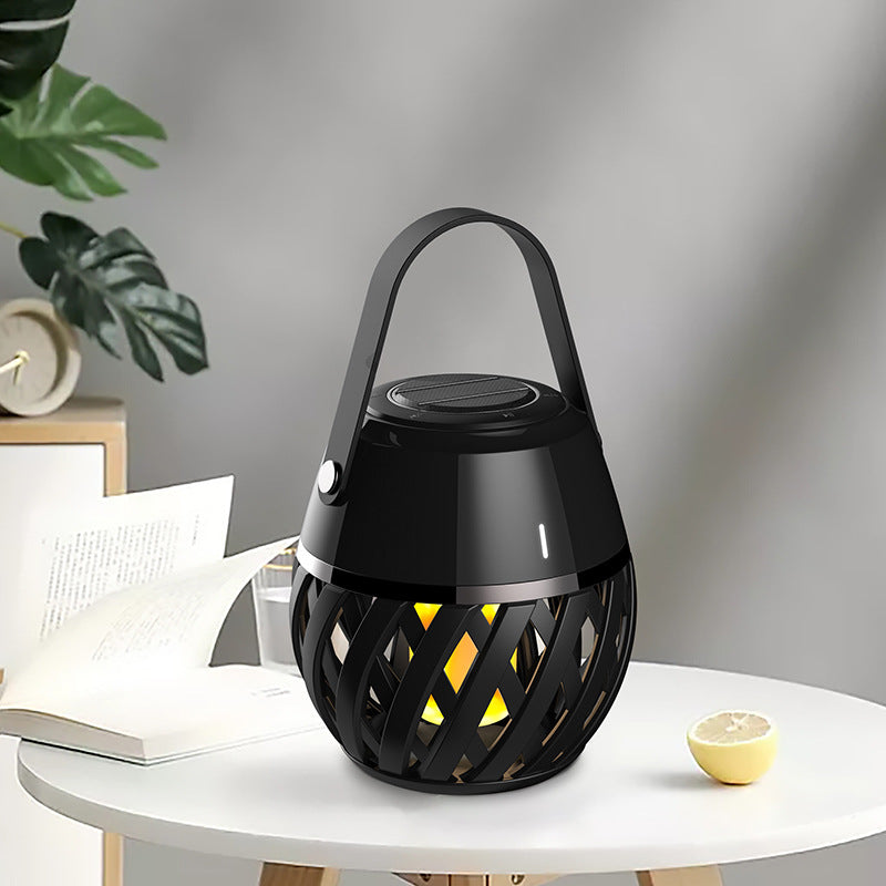 Flame Light Waterproof Portable Bluetooth Speaker Torch Style