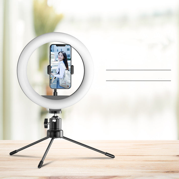 Apple Compatible 10-Inch Beauty Lamp Mobile Tripod Stand