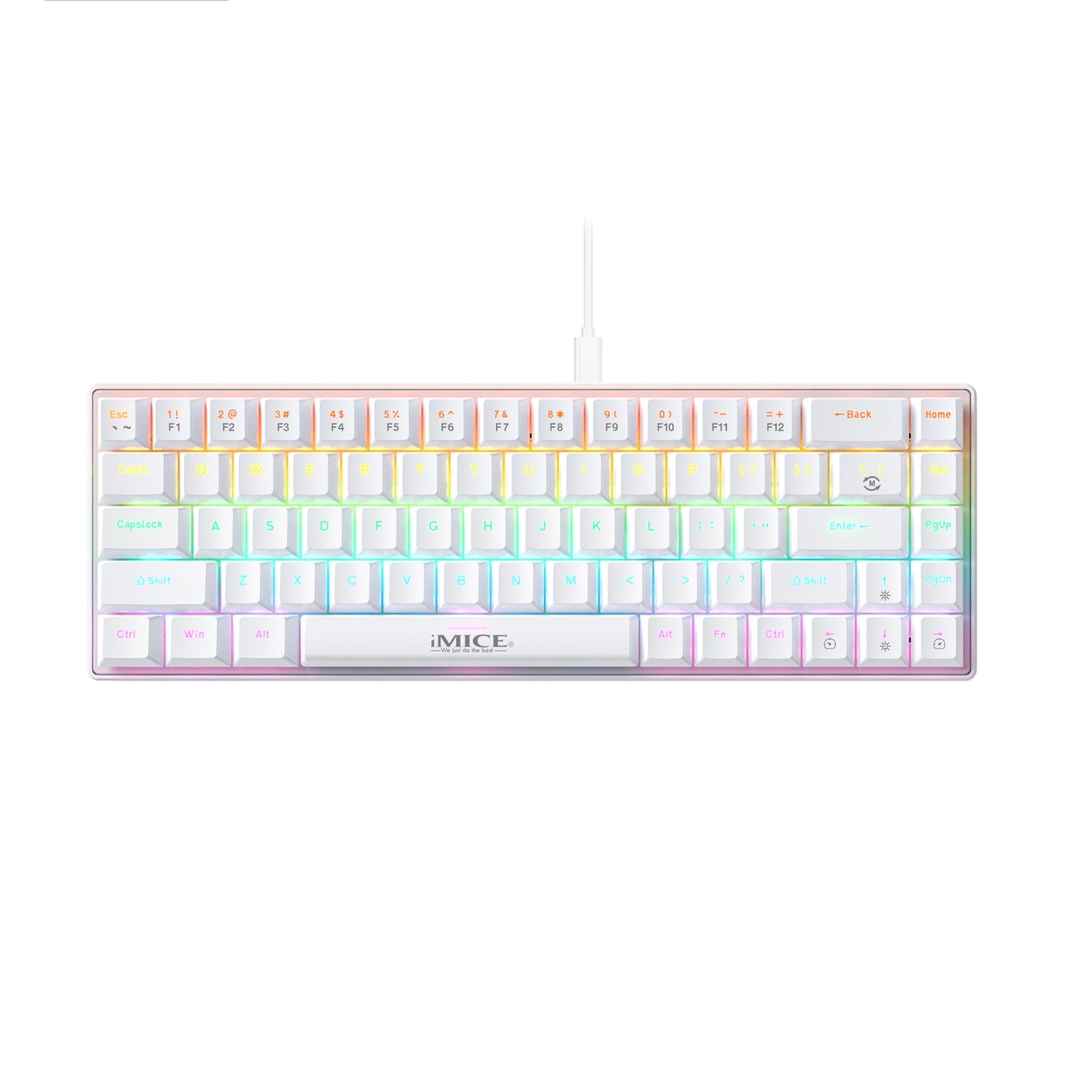 Type-C Wired Mechanical Keyboard Small English Layout