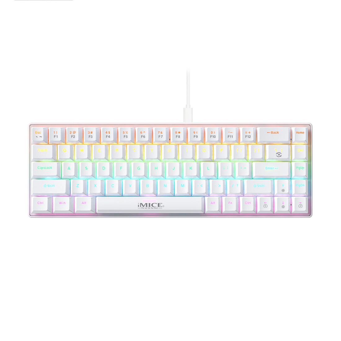 Type-C Wired Mechanical Keyboard Small English Layout