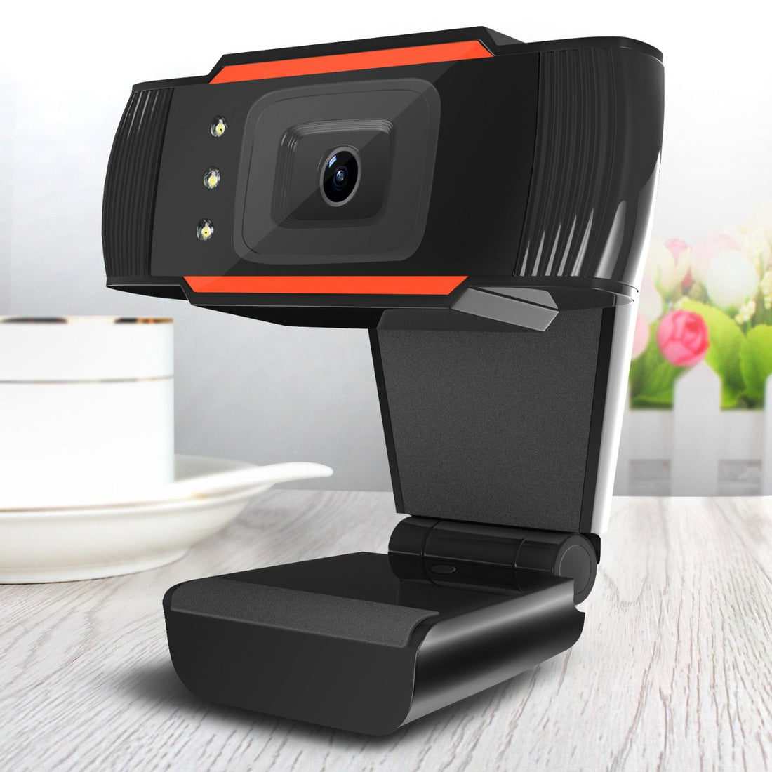USB LED Fill Light HD Webcam Adjustable Brightness