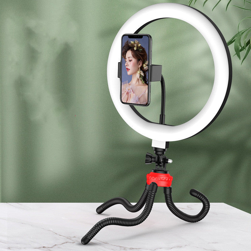 10 Inch LED Ring Light Desktop Tripod