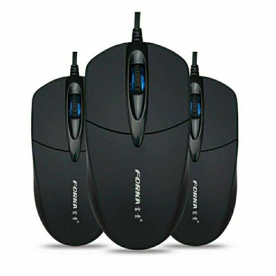 USB Wired Silent Click LED Optical Gaming Mouse
