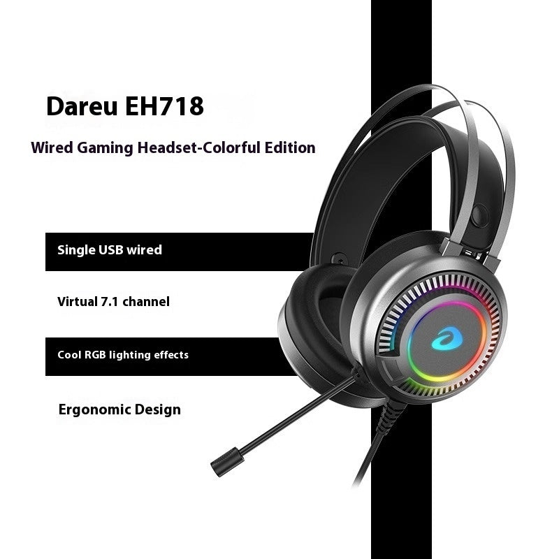 Gaming Noise Cancelling Wired Headphones ESports