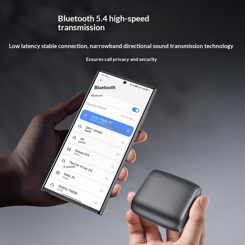 Over-Ear Noise Cancelling Wireless Bluetooth Earbuds Long Battery Life